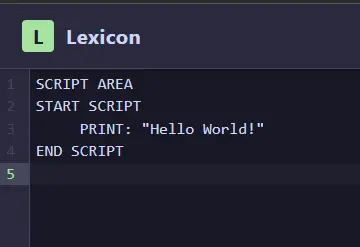 Lexicon — Custom Language Interpreter & Web IDE